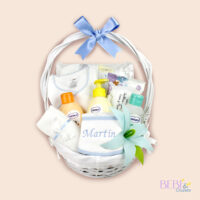 Cesta Bebe Nenuco Mini Bebéchupete en color azul de BebéChupete