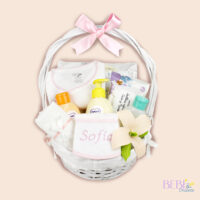 Cesta Bebe Nenuco Mini Bebéchupete en color rosa de BebéChupete