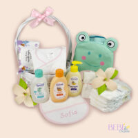 Productos de la Cesta Bebe Nenuco rosa mini BebéChupete