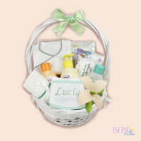 Cesta Bebe Nenuco Mini Bebéchupete en color verde de BebéChupete