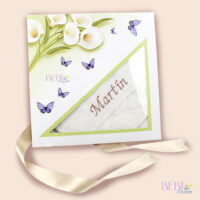 Pack de recien nacido decorado con babero borado con nombre