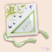 Pack de recien nacido decorado con babero borado con nombre