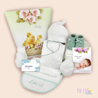 Regalo de Bebe Recien Nacido en color verde